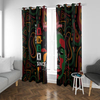 Personalized Black History Month Window Curtain Since 2024 Chemistry Style - Wonder Print Shop
