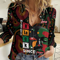 Personalized Black History Month Women Casual Shirt Since 2024 Chemistry Style - Wonder Print Shop