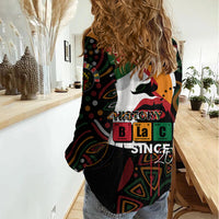 Personalized Black History Month Women Casual Shirt Since 2024 Chemistry Style - Wonder Print Shop
