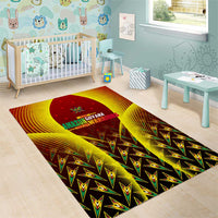 Guyana Cricket Amazon Warriors Area Rug Unleashing the Power Battle Mode