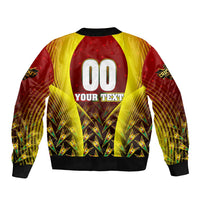 Personalised Guyana Cricket Amazon Warriors Bomber Jacket Unleashing the Power Battle Mode