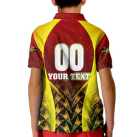 Personalised Guyana Cricket Amazon Warriors Kid Polo Shirt Unleashing the Power Battle Mode