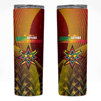 Guyana Cricket Amazon Warriors Skinny Tumbler Unleashing the Power Battle Mode