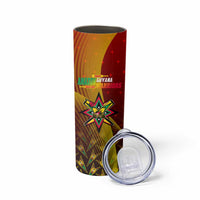 Guyana Cricket Amazon Warriors Skinny Tumbler Unleashing the Power Battle Mode