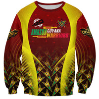 Personalised Guyana Cricket Amazon Warriors Sweatshirt Unleashing the Power Battle Mode
