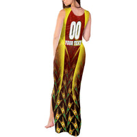 Personalised Guyana Cricket Amazon Warriors Tank Maxi Dress Unleashing the Power Battle Mode