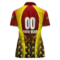 Personalised Guyana Cricket Amazon Warriors Women Polo Shirt Unleashing the Power Battle Mode