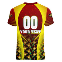 Personalised Guyana Cricket Amazon Warriors Women V-Neck T-Shirt Unleashing the Power Battle Mode
