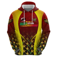 Personalised Guyana Cricket Amazon Warriors Zip Hoodie Unleashing the Power Battle Mode