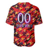 Personalised Trinidad and Tobago Cricket Knight Riders Baseball Jersey Trinbago’s Thunder Charge