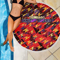 Trinidad and Tobago Cricket Knight Riders Beach Blanket Trinbago’s Thunder Charge