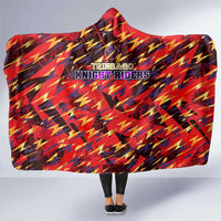 Trinidad and Tobago Cricket Knight Riders Hooded Blanket Trinbago’s Thunder Charge