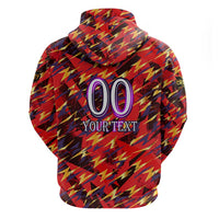 Personalised Trinidad and Tobago Cricket Knight Riders Hoodie Trinbago’s Thunder Charge