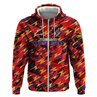 Personalised Trinidad and Tobago Cricket Knight Riders Hoodie Trinbago’s Thunder Charge