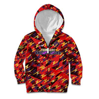 Personalised Trinidad and Tobago Cricket Knight Riders Kid Hoodie Trinbago’s Thunder Charge