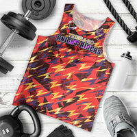 Personalised Trinidad and Tobago Cricket Knight Riders Men Tank Top Trinbago’s Thunder Charge