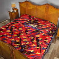 Trinidad and Tobago Cricket Knight Riders Quilt Trinbago’s Thunder Charge