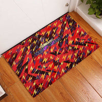 Trinidad and Tobago Cricket Knight Riders Rubber Doormat Trinbago’s Thunder Charge