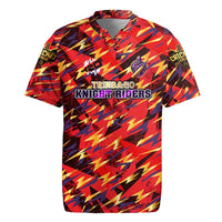 Personalised Trinidad and Tobago Cricket Knight Riders Rugby Jersey Trinbago’s Thunder Charge