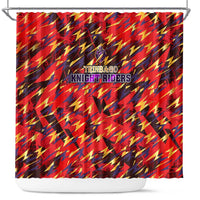 Trinidad and Tobago Cricket Knight Riders Shower Curtain Trinbago’s Thunder Charge