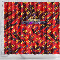 Trinidad and Tobago Cricket Knight Riders Shower Curtain Trinbago’s Thunder Charge