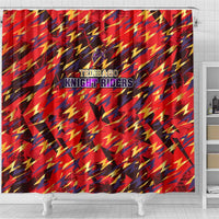 Trinidad and Tobago Cricket Knight Riders Shower Curtain Trinbago’s Thunder Charge