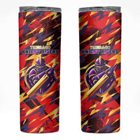 Trinidad and Tobago Cricket Knight Riders Skinny Tumbler Trinbago’s Thunder Charge