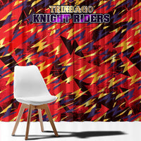 Trinidad and Tobago Cricket Knight Riders Window Curtain Trinbago’s Thunder Charge