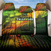 Jamaica Cricket Tallawahs Back Car Seat Cover Striking with Reggae Firepower