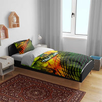 Jamaica Cricket Tallawahs Bedding Set Striking with Reggae Firepower