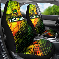 Jamaica Cricket Tallawahs Car Seat Cover Striking with Reggae Firepower