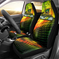 Jamaica Cricket Tallawahs Car Seat Cover Striking with Reggae Firepower