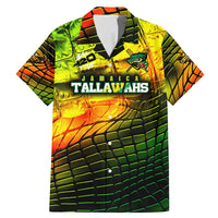 Personalised Jamaica Cricket Tallawahs Family Matching Mermaid Dress and Hawaiian Shirt Striking with Reggae Firepower