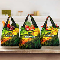 Jamaica Cricket Tallawahs Grocery Bag Striking with Reggae Firepower