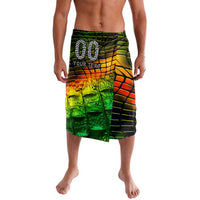 Personalised Jamaica Cricket Tallawahs Lavalava Striking with Reggae Firepower