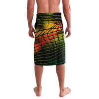 Personalised Jamaica Cricket Tallawahs Lavalava Striking with Reggae Firepower