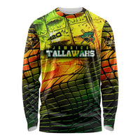 Personalised Jamaica Cricket Tallawahs Long Sleeve Shirt Striking with Reggae Firepower