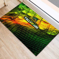 Jamaica Cricket Tallawahs Rubber Doormat Striking with Reggae Firepower