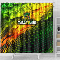 Jamaica Cricket Tallawahs Shower Curtain Striking with Reggae Firepower