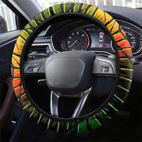 Jamaica Cricket Tallawahs Steering Wheel Cover Striking with Reggae Firepower