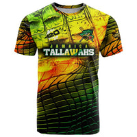 Personalised Jamaica Cricket Tallawahs T Shirt Striking with Reggae Firepower