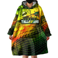 Personalised Jamaica Cricket Tallawahs Wearable Blanket Hoodie Striking with Reggae Firepower