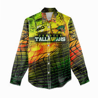 Personalised Jamaica Cricket Tallawahs Women Casual Shirt Striking with Reggae Firepower