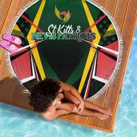 St Kitts and Nevis Cricket Patriots Beach Blanket Rising with Caribbean Battlefield