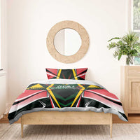 St Kitts and Nevis Cricket Patriots Bedding Set Rising with Caribbean Battlefield