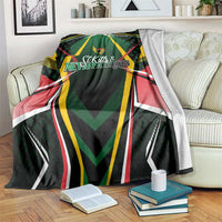 St Kitts and Nevis Cricket Patriots Blanket Rising with Caribbean Battlefield