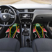 St Kitts and Nevis Cricket Patriots Car Mats Rising with Caribbean Battlefield