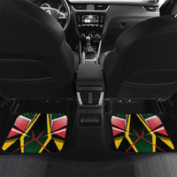 St Kitts and Nevis Cricket Patriots Car Mats Rising with Caribbean Battlefield