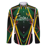 Personalised St Kitts and Nevis Cricket Patriots Family Matching Puletasi and Hawaiian Shirt Rising with Caribbean Battlefield