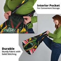 St Kitts and Nevis Cricket Patriots Grocery Bag Rising with Caribbean Battlefield